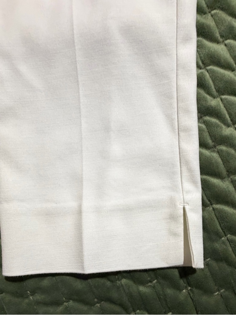 J. Jill Essential Cotton Stretch white pants‎ pull on size 4 pockets - Picture 4 of 13